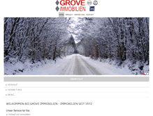Tablet Screenshot of grove-immobilien.de